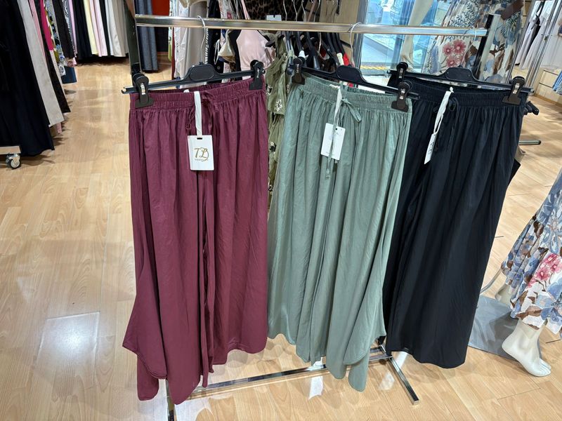 PANTALONE PALAZZO IN COTONE