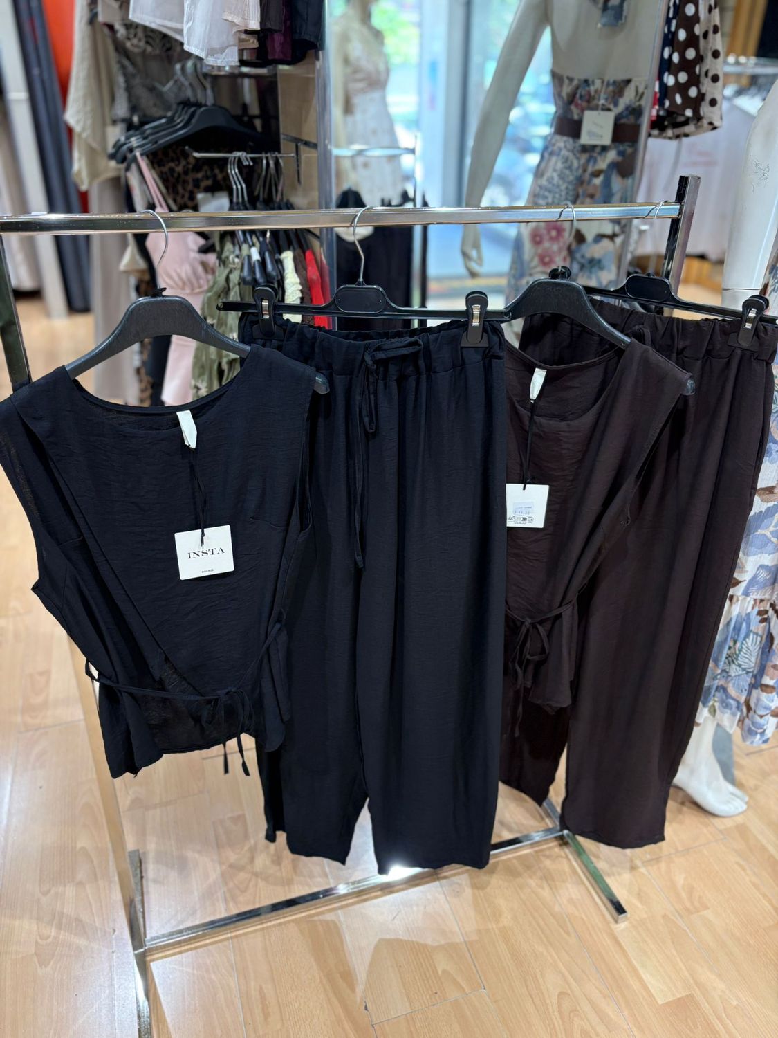 COMPLETO CANOTTA E PANTALONE PALAZZO