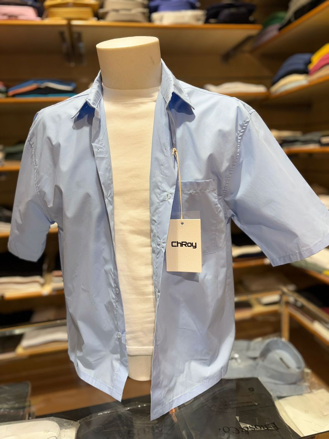 CAMICIA OVERSIZE MANICA CORTA
