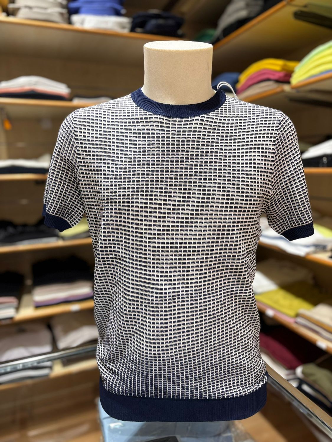T-SHIRT IN FILO DI COTONE FANTASIA
