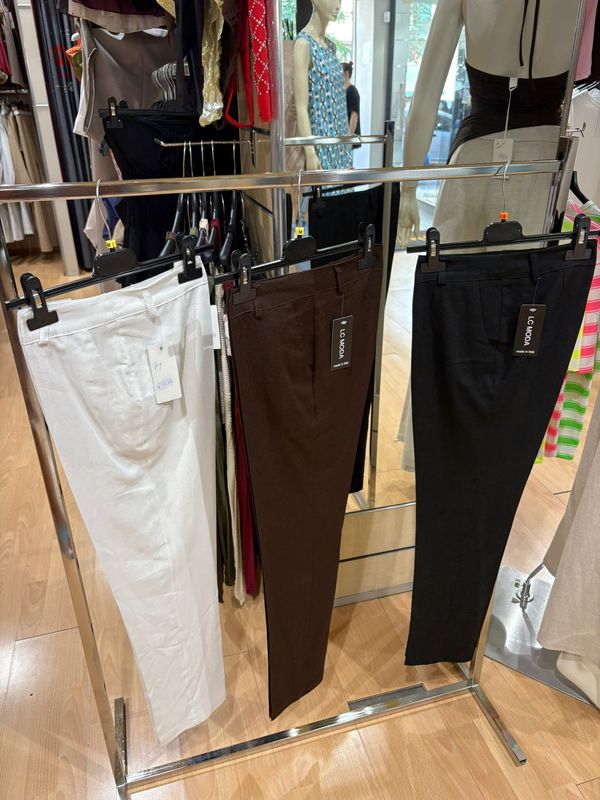 PANTALONI IN LINO