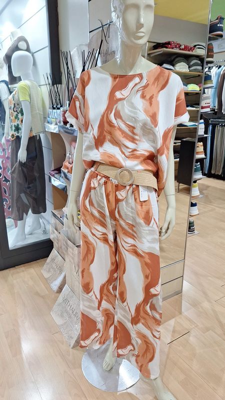 BLUSA IN FANTASIA ASTRATTA