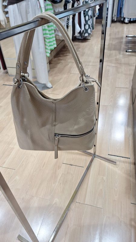 BORSA A SPALLA SHOPPER IN ECOPELLE