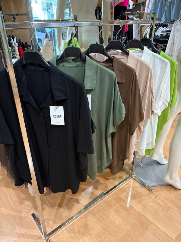 CAMICIA MEZZA MANICA BASIC