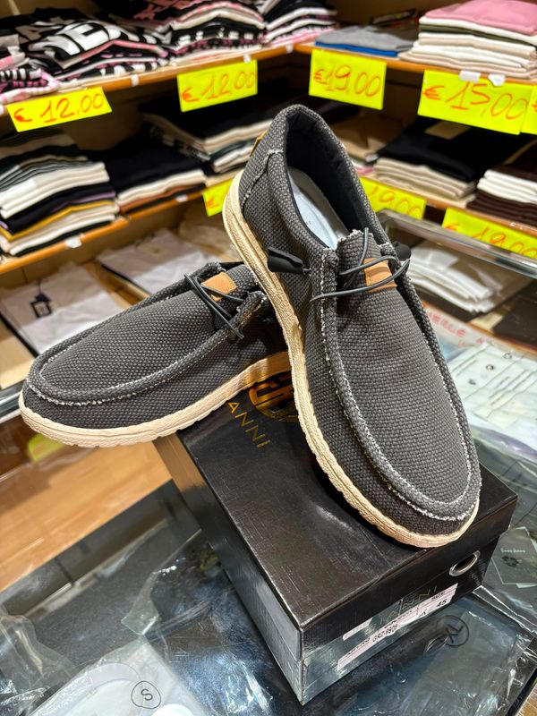 MOCASSINO UOMO IN TELA