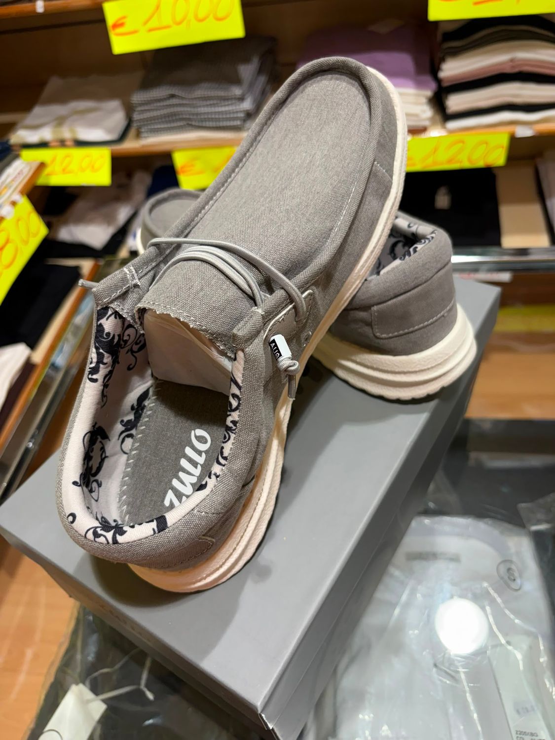 SCARPE UOMO IN TELA