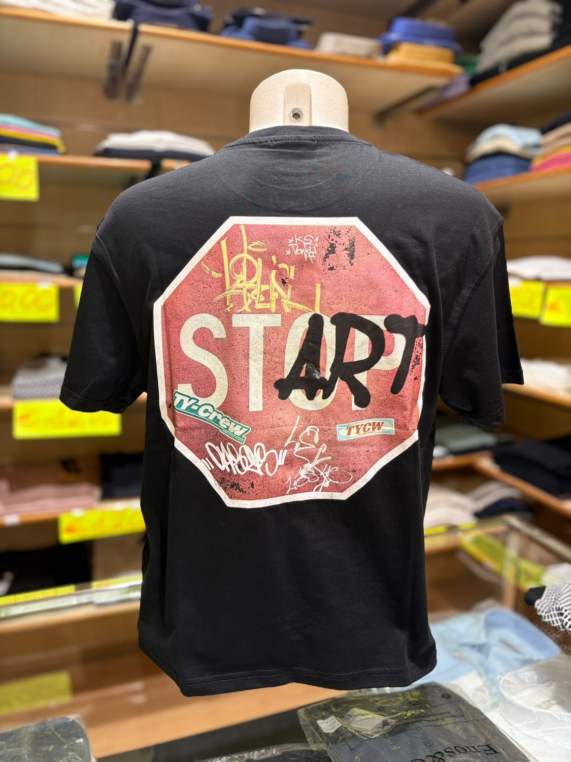 T-SHIRT UOMO TIFFOSI OVERSIZE CON STAMPA GRAFICA