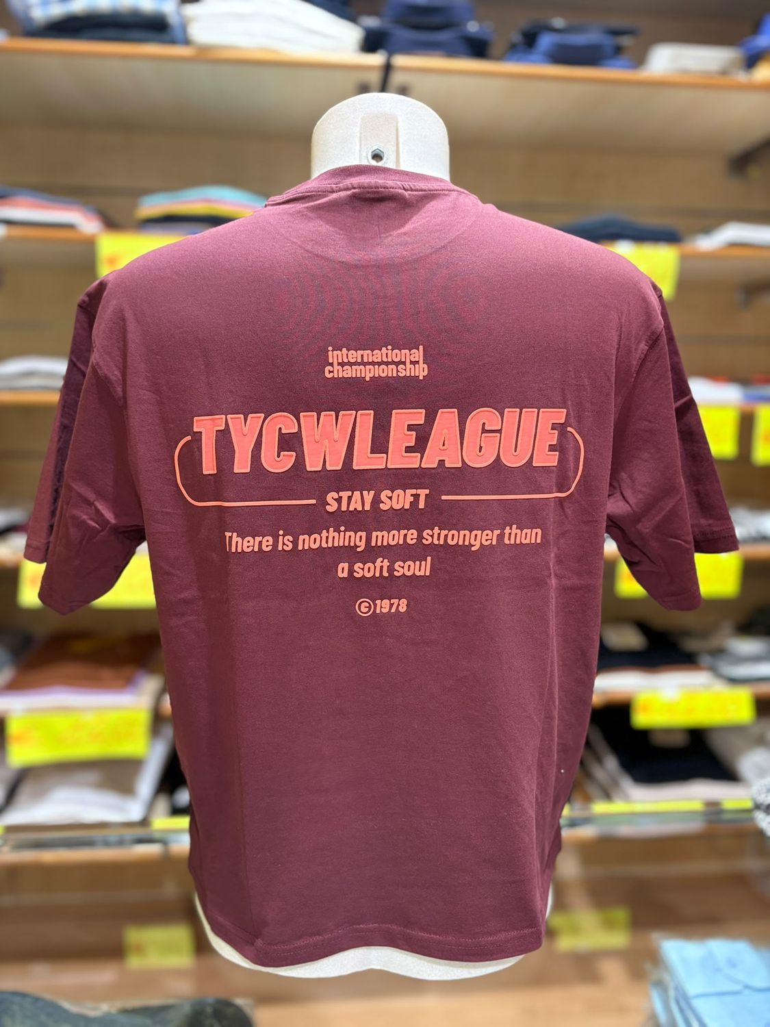 T-SHIRT UOMO TIFFOSI OVERSIZE TYCW LEAGUE