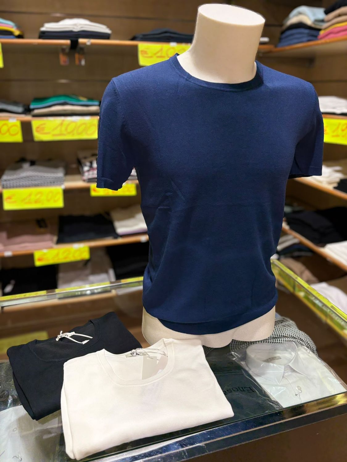 T-SHIRT UOMO IN FILO DI COTONE