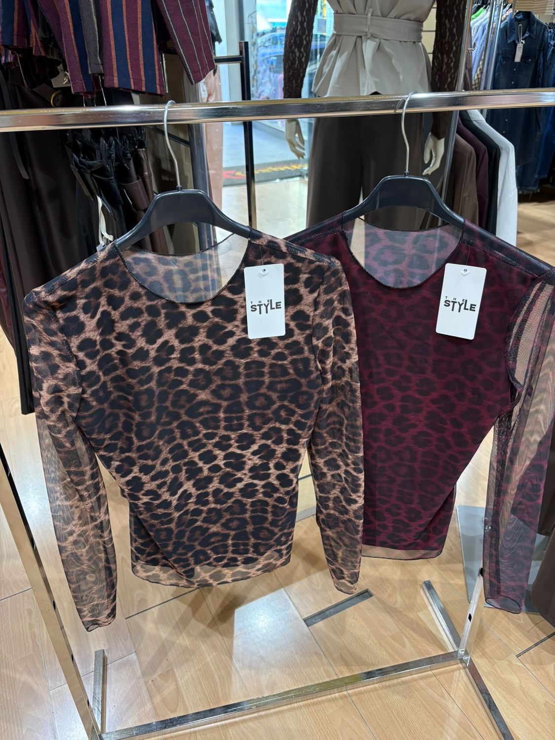 MAGLIA VELATA ANIMALIER MACULATA