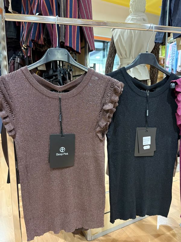 MAGLIA GIROCOLLO A COSTINE EFFETTO LUREX