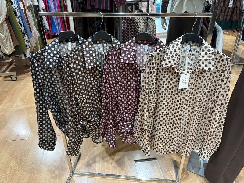 CAMICIA VELATA A FANTASIA RETRÒ