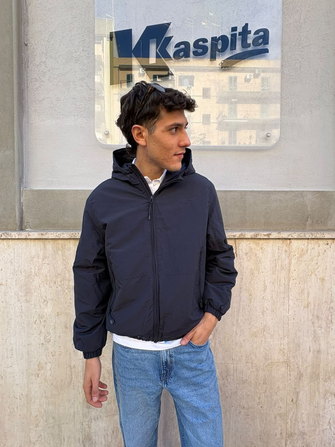 GIUBBOTTO TIFFOSI OVERSIZE CON CAPPUCCIO