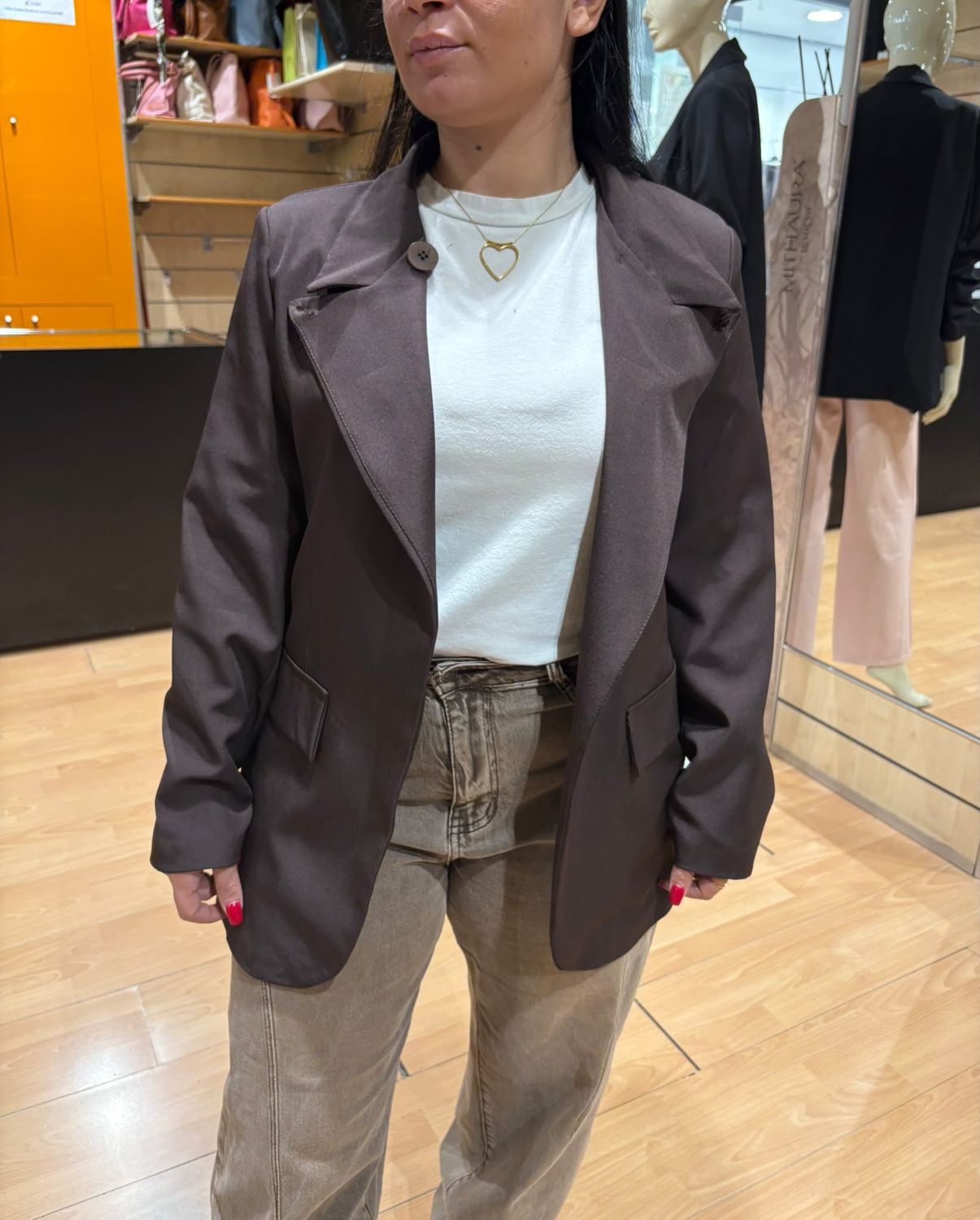 BLAZER OVERSIZE MODELLO COREANO CON ABBOTTONATURA
