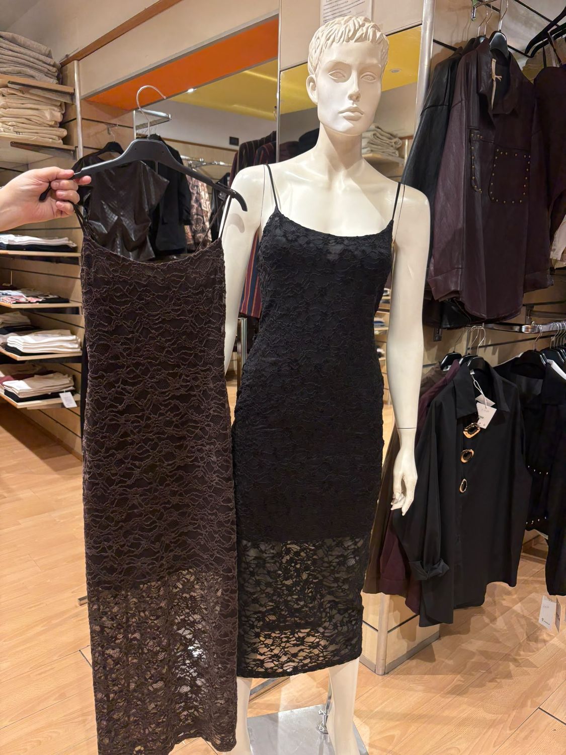 VESTITO TUBINO IN PIZZO