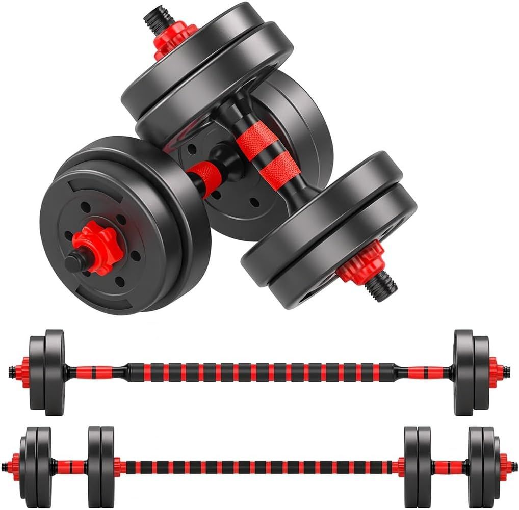 Anchor&#39;s Adjustable Dumbbells - 10kg Weights Set for Men &amp; Women, Perfect for Bodybuilding &amp; Fitness Training, Free Weights