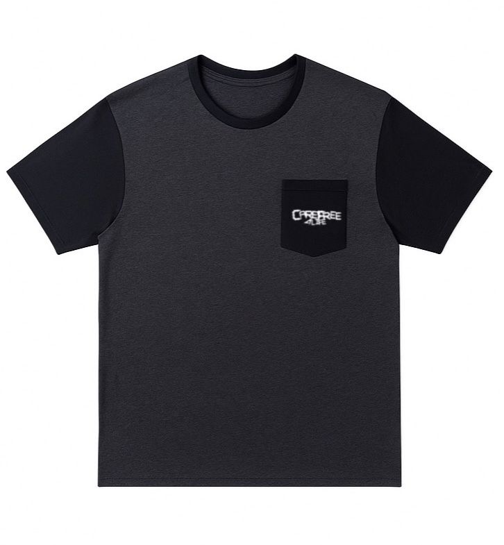 Carefree Pocket Tee (Black)