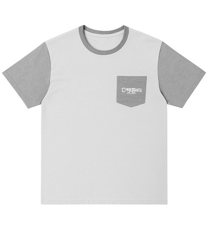Carefree Pocket Tee (White) (2XL)
