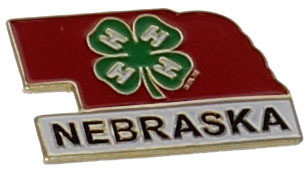 Nebraska 4H Lapel Pin