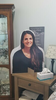 Love You Miss you Person Cutout