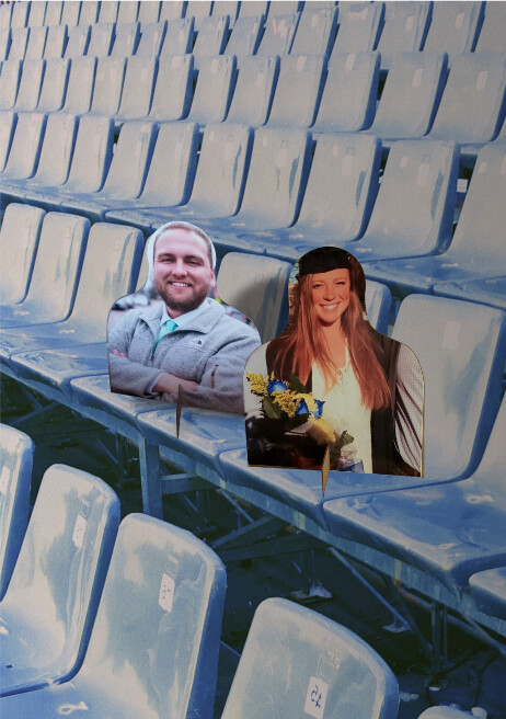 Fans in the Stands Person Cutout