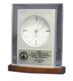 Modern Glass Desk Clock