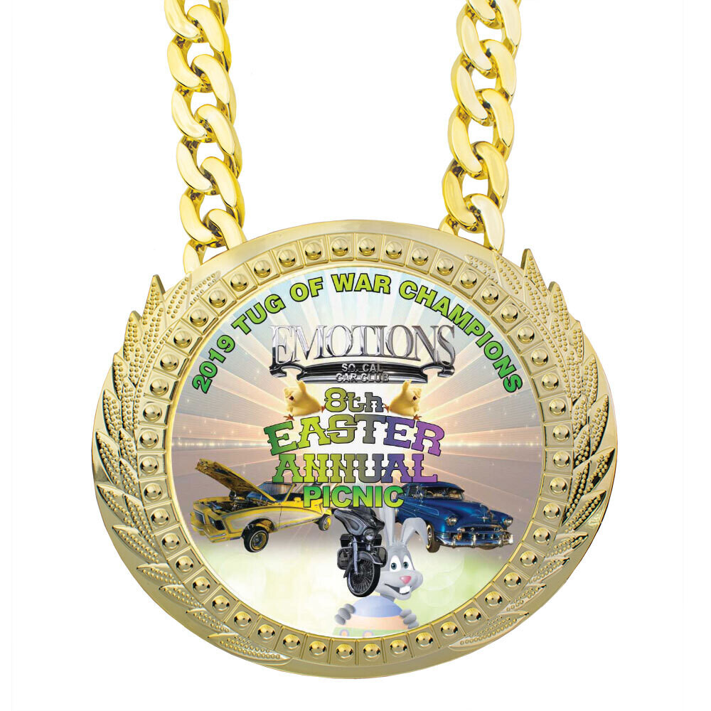 Lite Champ Chain Medal w/ Plastic Chain