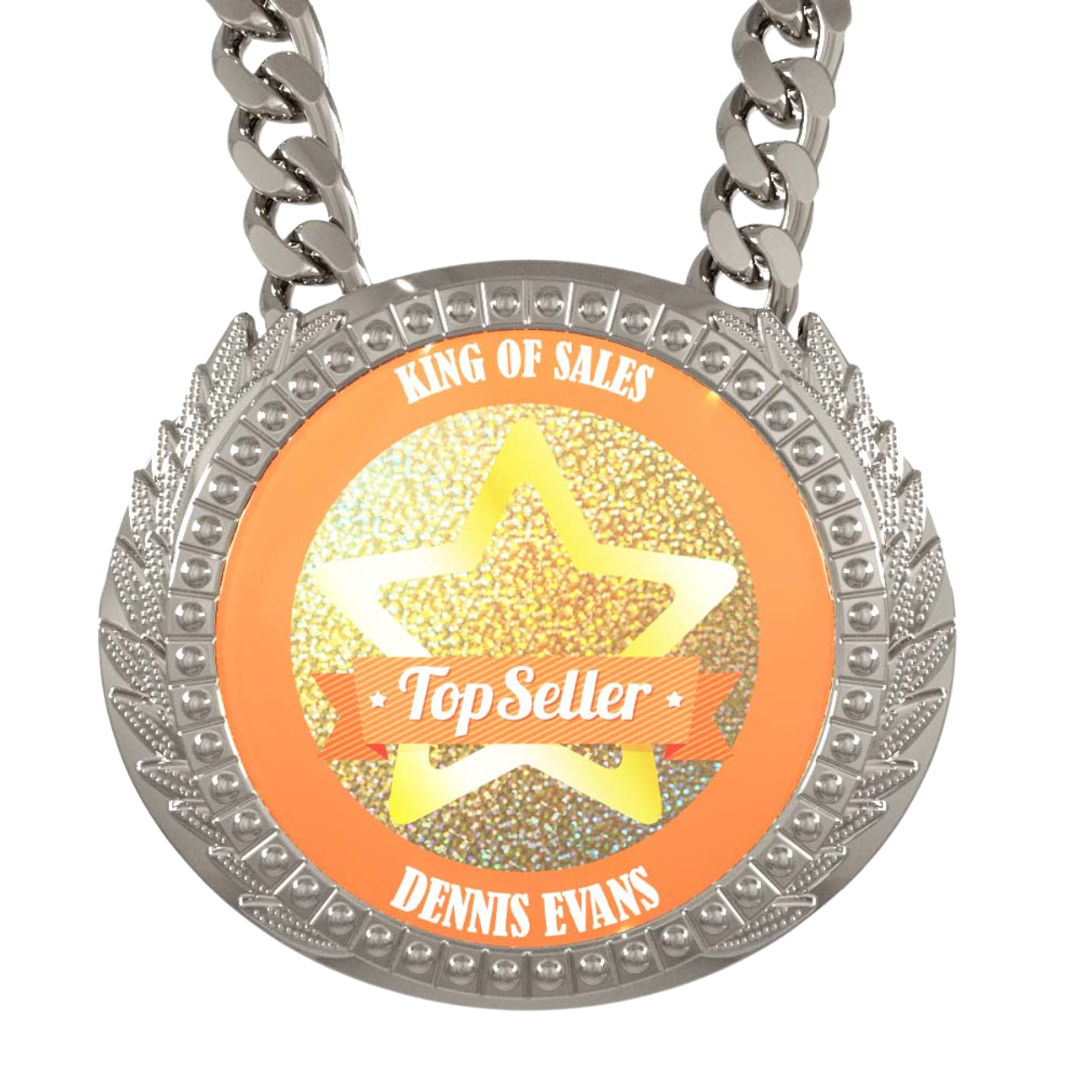 Lite Champ Chain Medal w/ Plastic Chain
