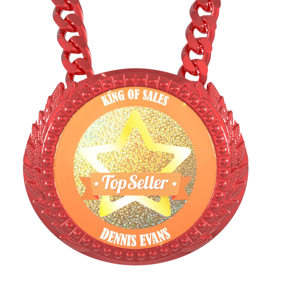 Lite Champ Chain Medal w/ Plastic Chain