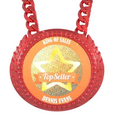 Lite Champ Chain Medal w/ Plastic Chain
