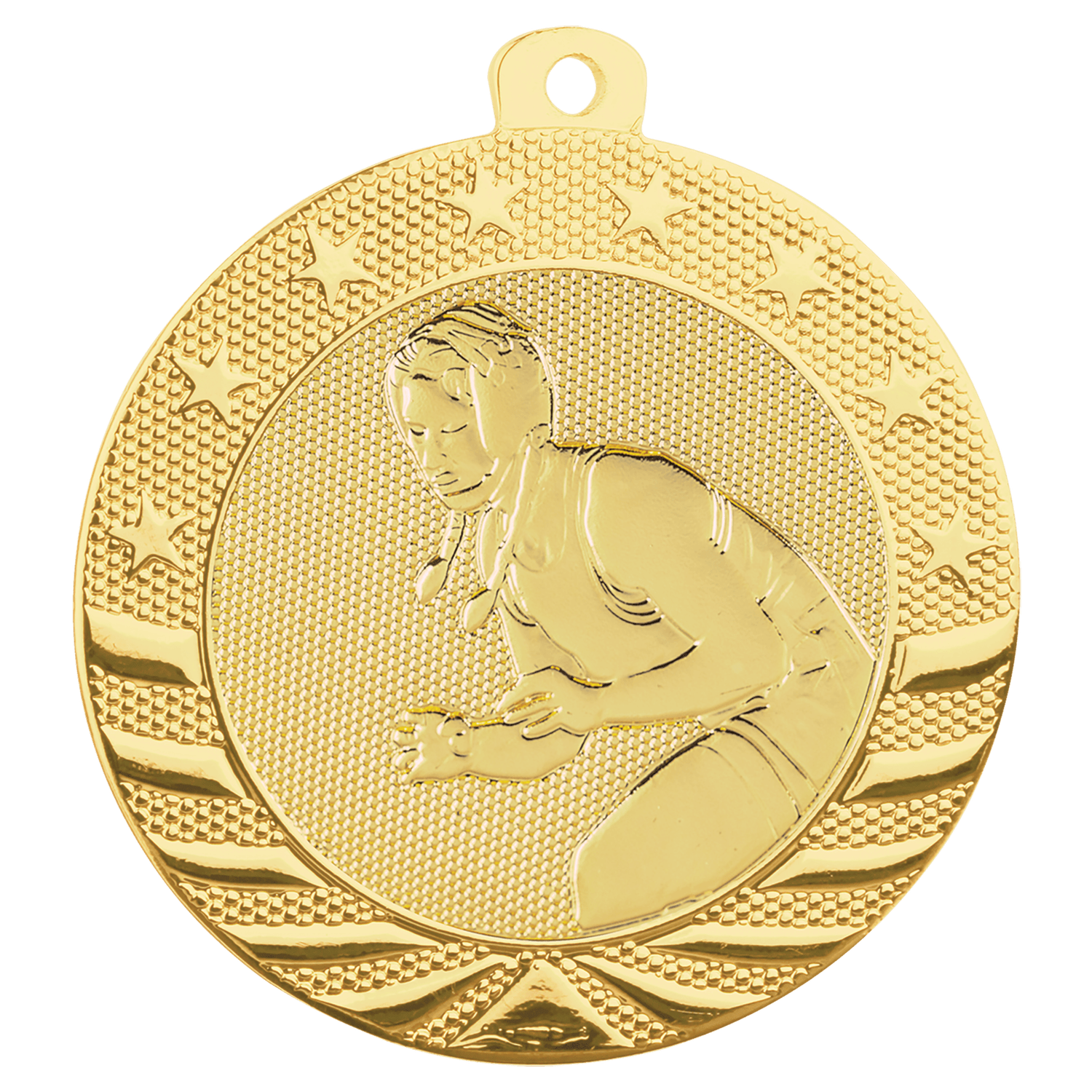 2&quot; Girls Wrestling Medal