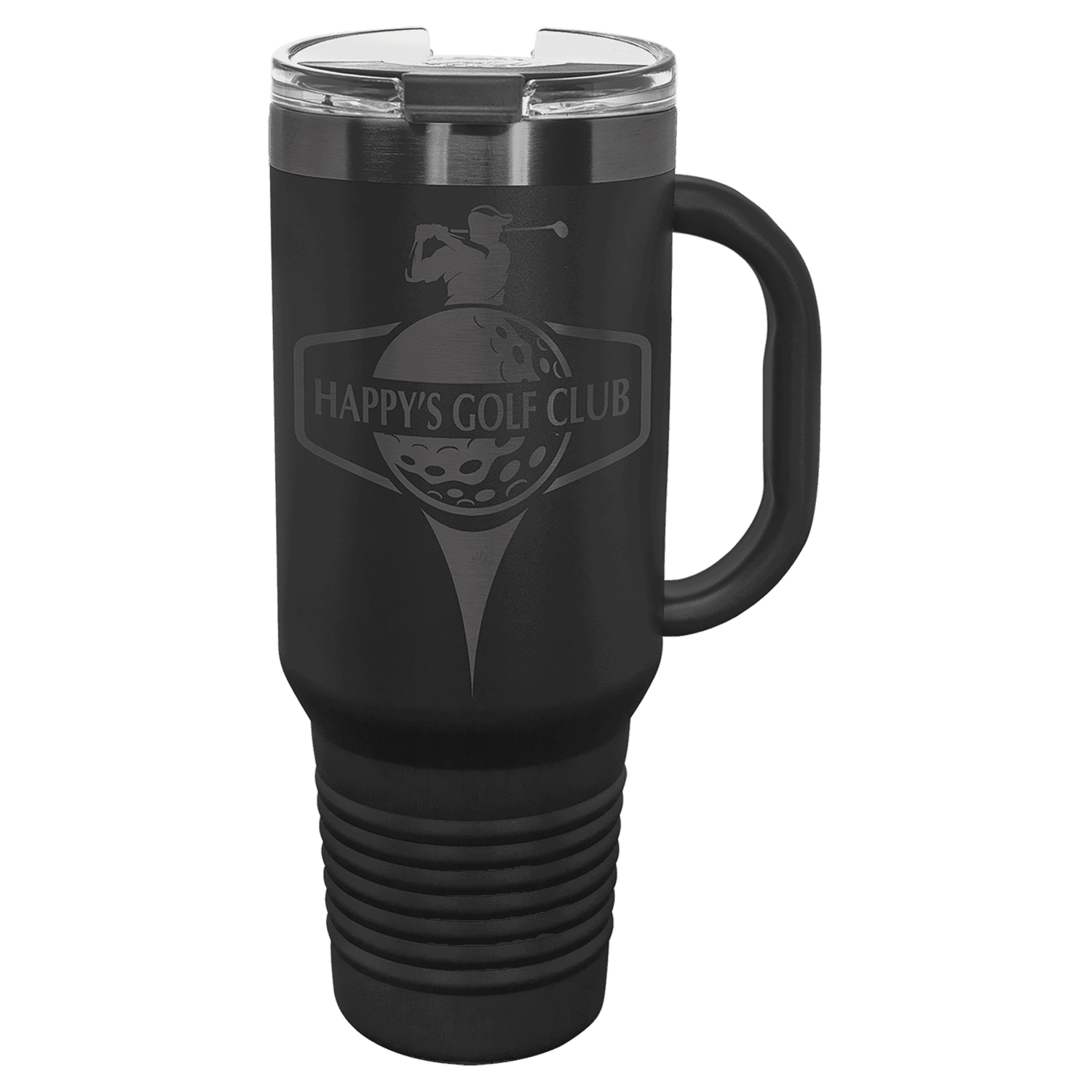 Polar Camel 40 oz. Black/Ghost Black Travel Mug