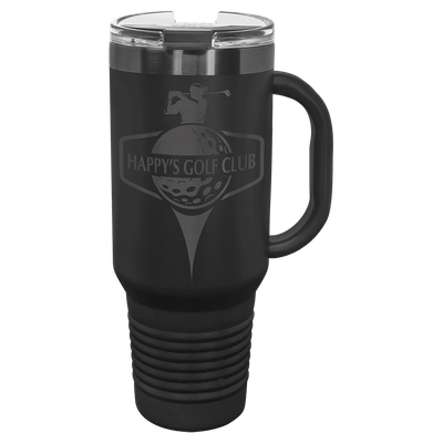 Polar Camel 40 oz. Black/Ghost Black Travel Mug