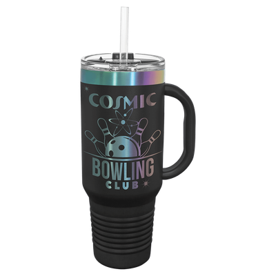 Polar Camel 40 oz. Black/Prism Travel Mug