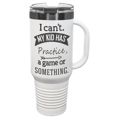 Polar Camel 40 oz. White/Ghost Black Travel Mug