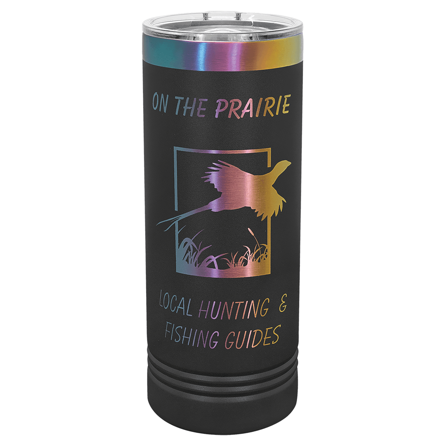 Polar Camel 22 oz. Black/Prism Skinny Tumbler