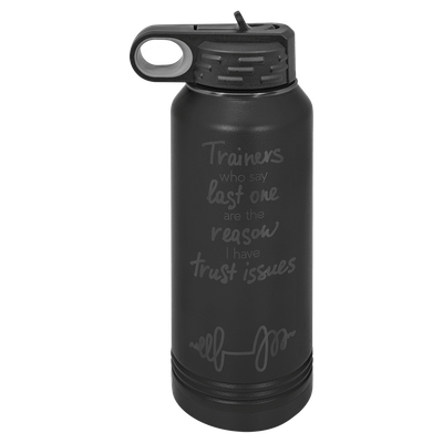 Polar Camel 32 oz. Black/Ghost Black Water Bottle
