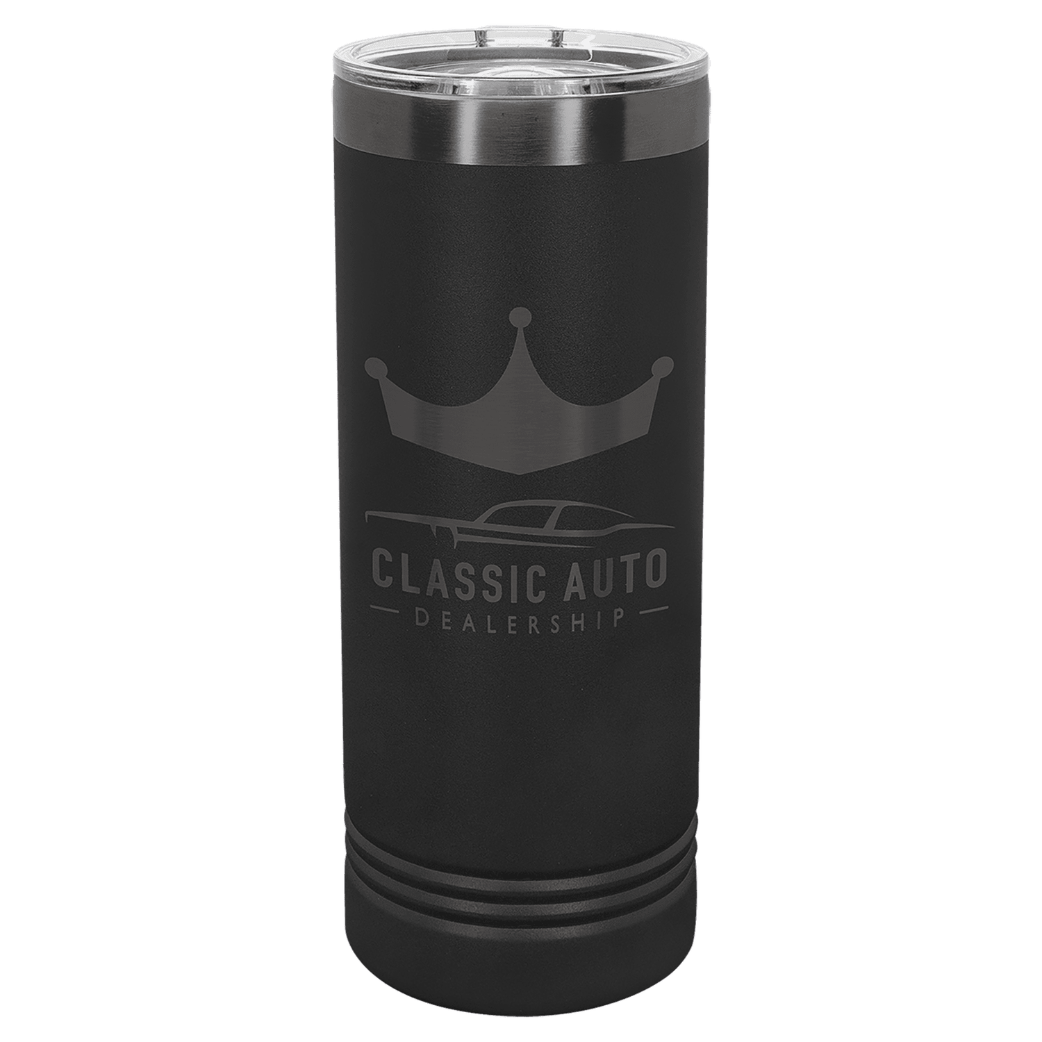 Polar Camel 22 oz. Black/Ghost Black Skinny Tumbler
