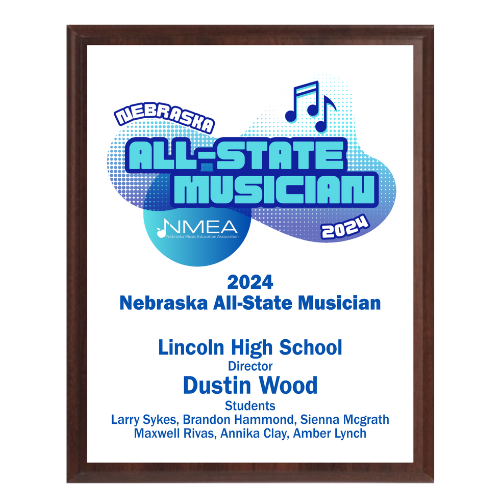 8&quot; x 10&quot; Full Color Directors Plaque