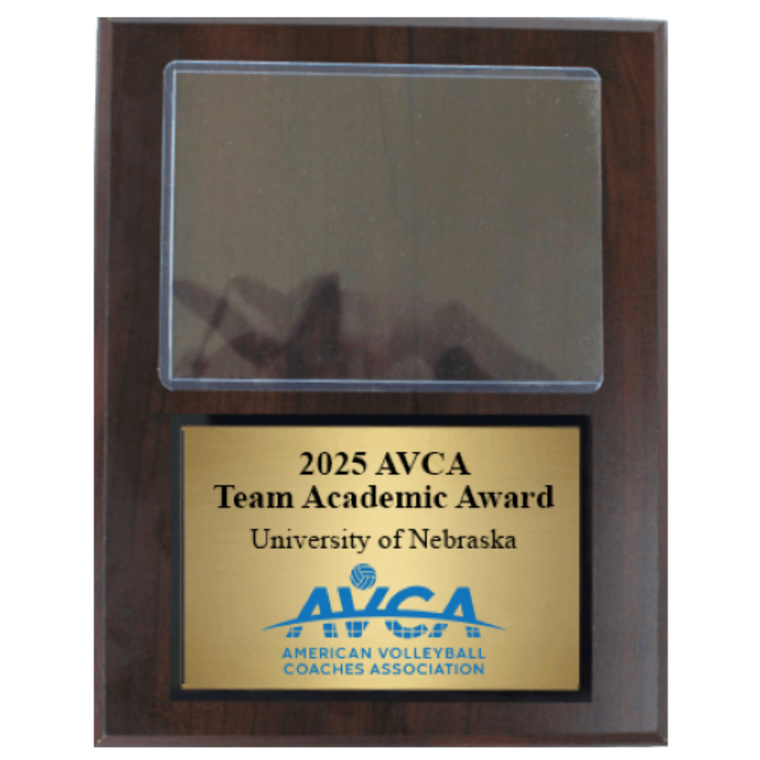 AVCA Individual Academic Award Plaque
