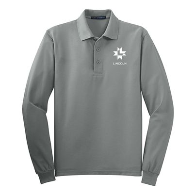 Port Authority Long Sleeve Silk Touch Polo
