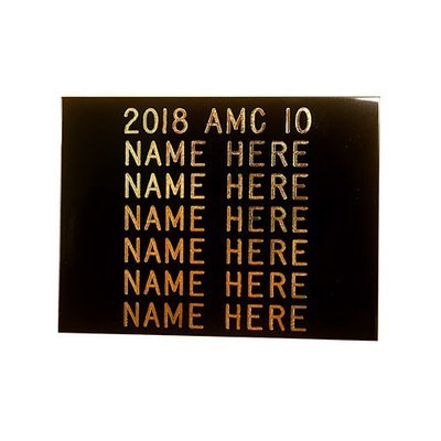 AMC Winner Plate