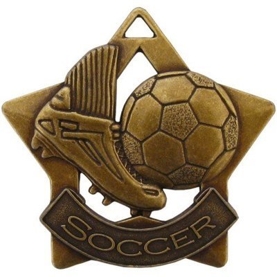 SAY Soccer Ball and Shoe Star Medal