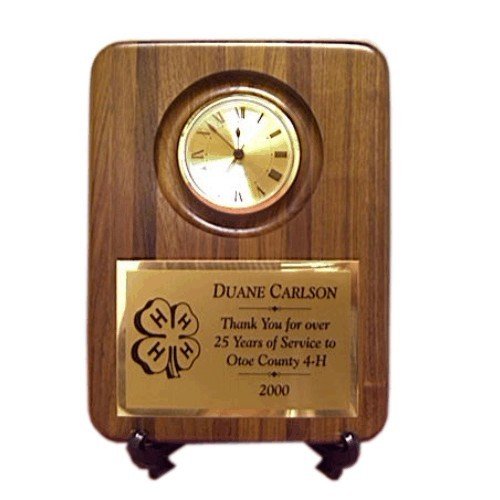 Walnut Wall Clock