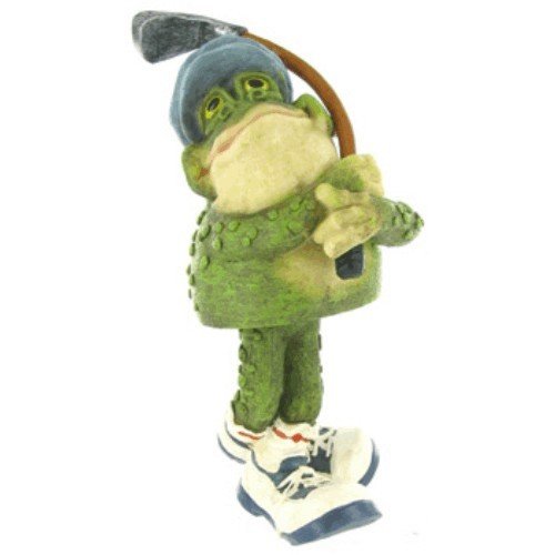 Bobble Head Frog Golfer