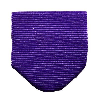 Purple Ribbon Drape