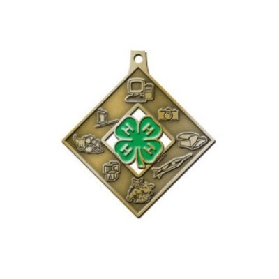 Square 4H Medal