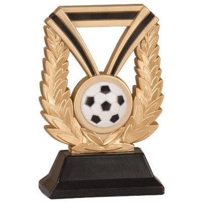 SAY Soccer Sculpture with Gold Wreath