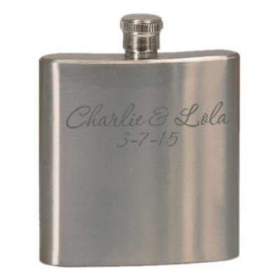 Stainless Steel Customized 6 oz. Flask