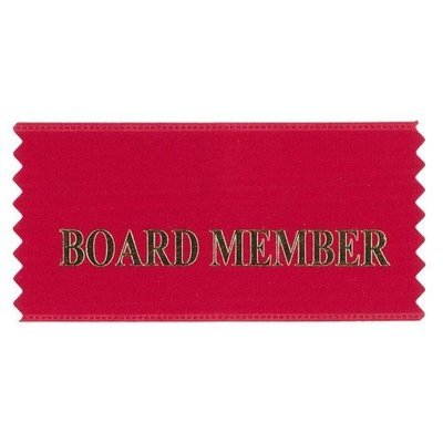 Board Member Ribbon - Red